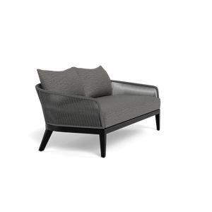 Avalon 2 Seat Sofa (Teak Natural / Lisos Piedra / Rope Light Grey)