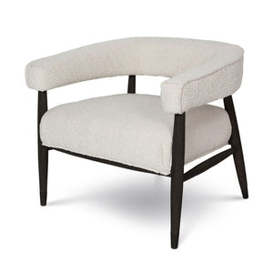 Everest Chair - Dark Base - Cream Boucle - Style In Form