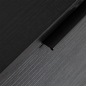Irving 1 Door Sideboard - Black