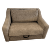 Alora - Chair and a Half (Twin Size, Espresso Colour)