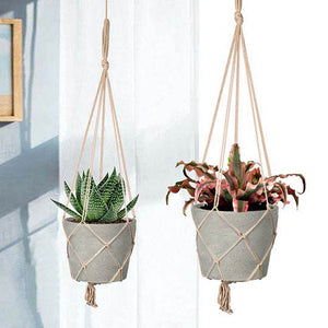 Classic Small Hanging Pot - Cement Grey