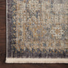 Area rug with antique-inspired designs