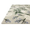 Floral pattern area rug