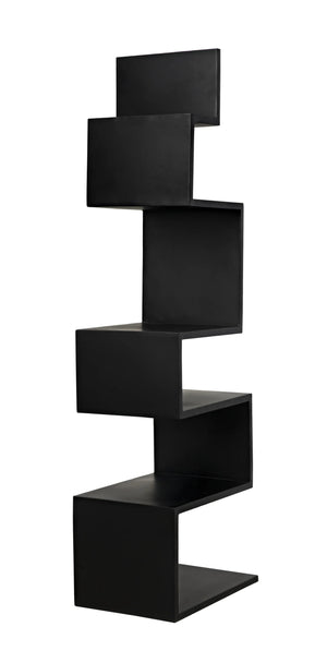 Laszlo Bookcase, Black Steel