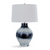 Indigo Stripe Table Lamp