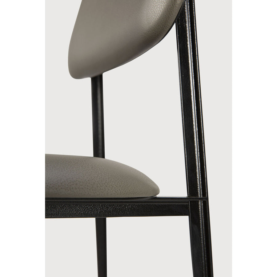 DC Dining Chair - Olive Green Leather