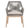 Loom Arm Chair - Platinum