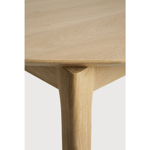modern oak expandable dining table