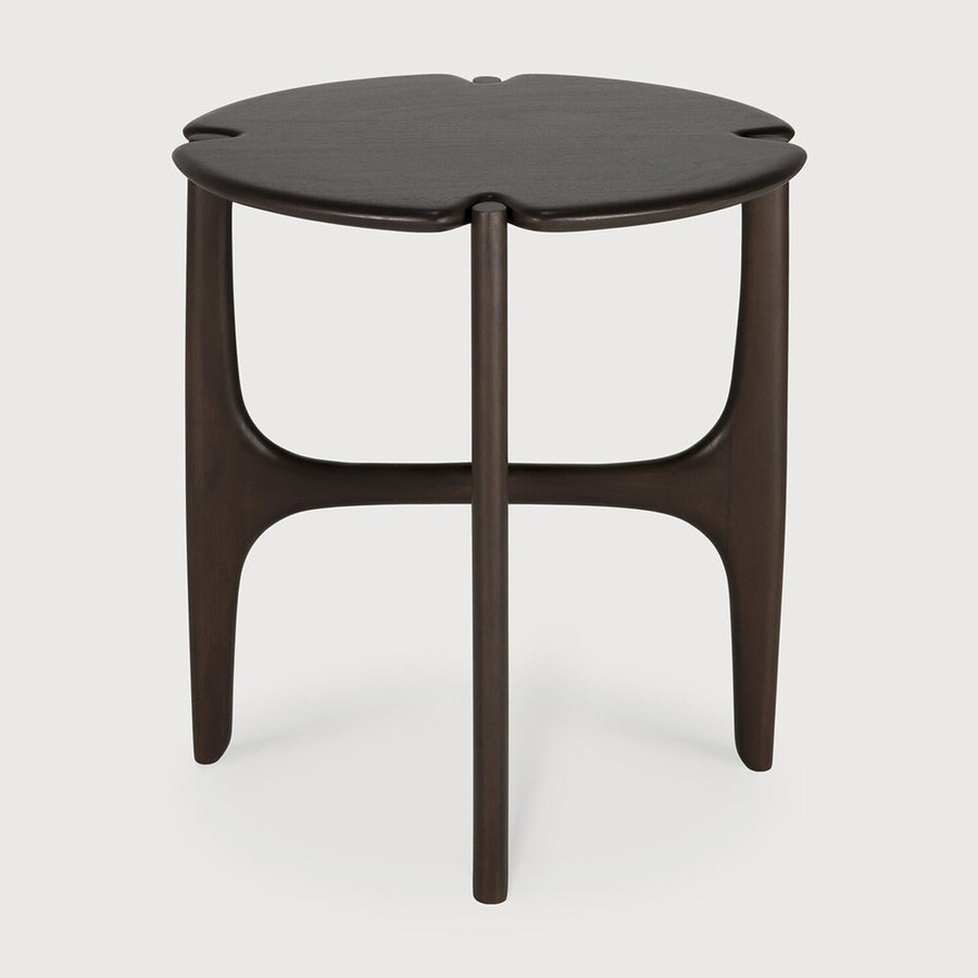 Mahogany PI Side Table – Dark Brown