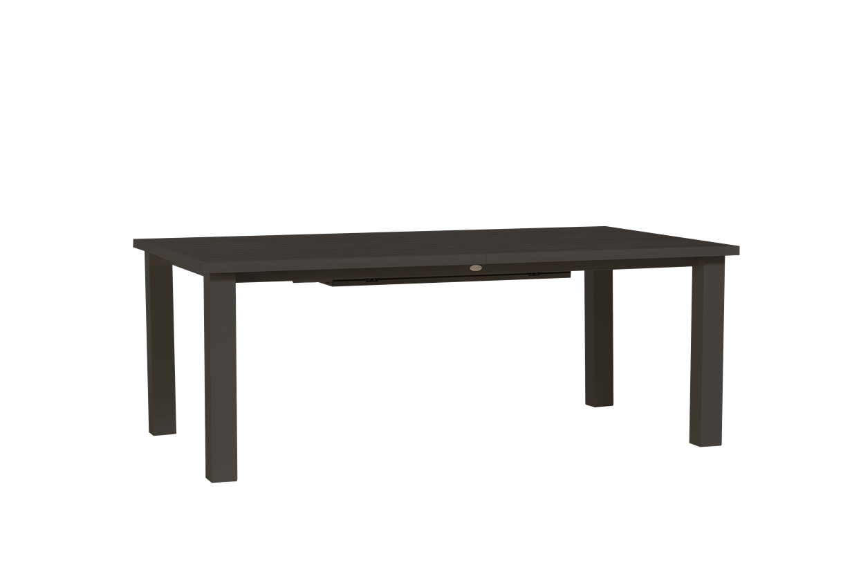 Mezo Extendable Table w/Alum Slat Top