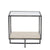 Harlow Metal Square Chair Side Table