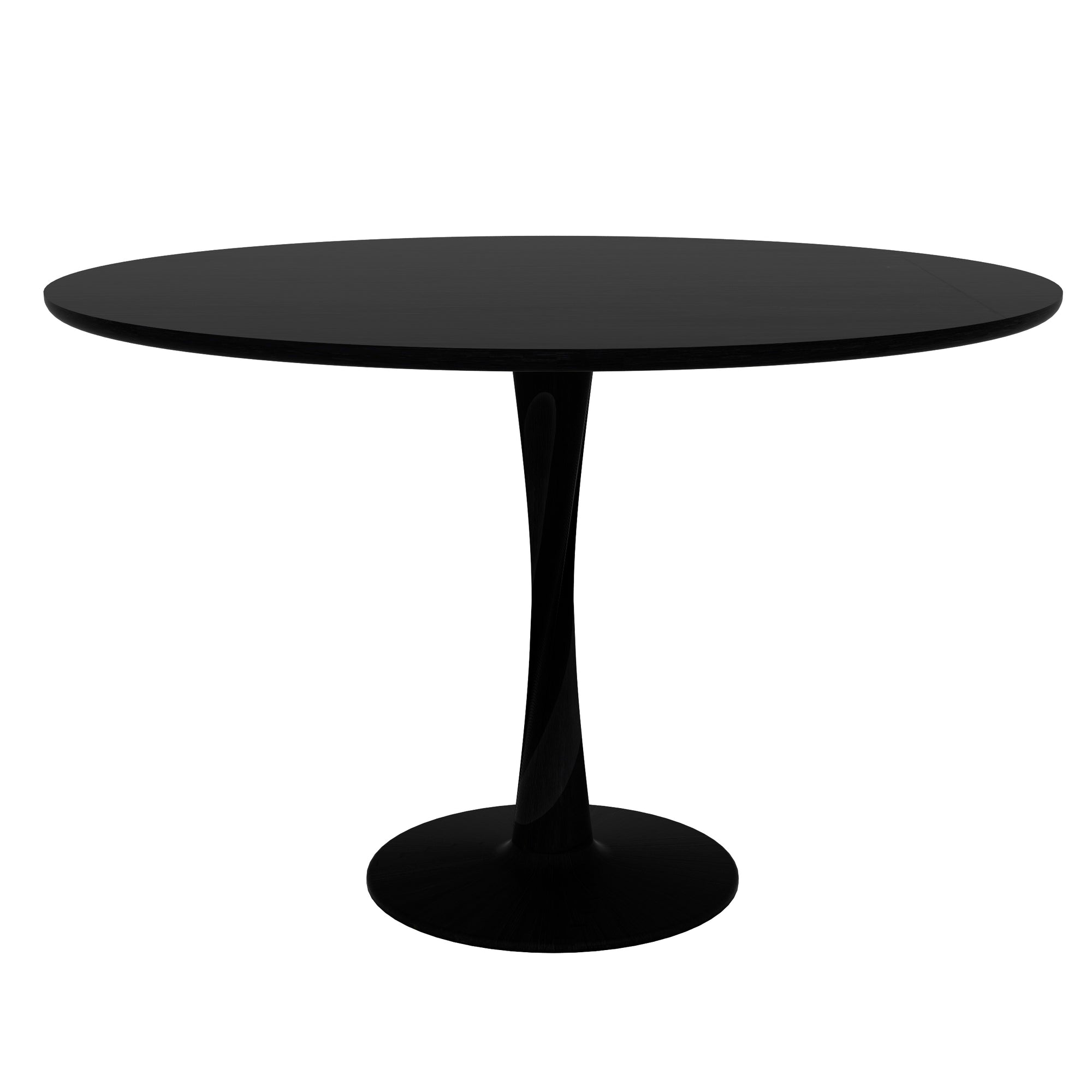 Torsion Black Oak Dining Table - Large
