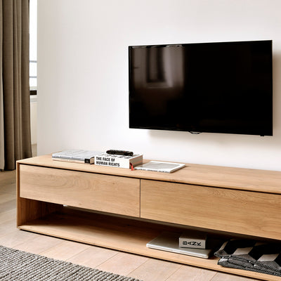 Oak Nordic TV Cupboard - 180cm