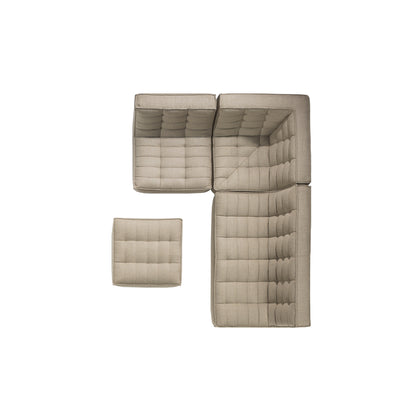 Jacques - Rounded Corner Seat - Beige  {N701}