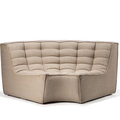 Jacques - Rounded Corner Seat - Beige  {N701}